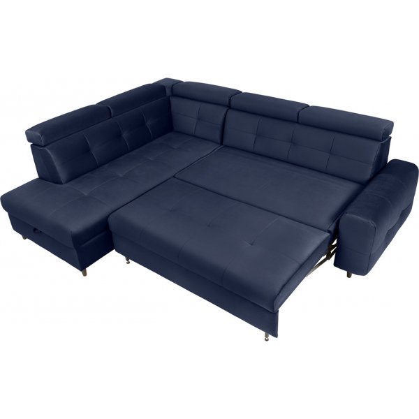 Matras kulmasohva, avoin pää vasen - Sininen Matras kulmasohva, avoin pää vasen - Sininen