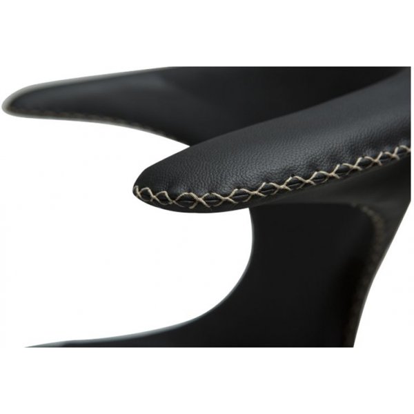 Flair ruokapydn tuoli - Musta nahka