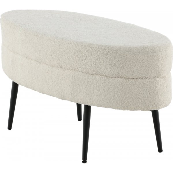 Rino pouf - Valkoinen nalle Rino pouf - Valkoinen nalle