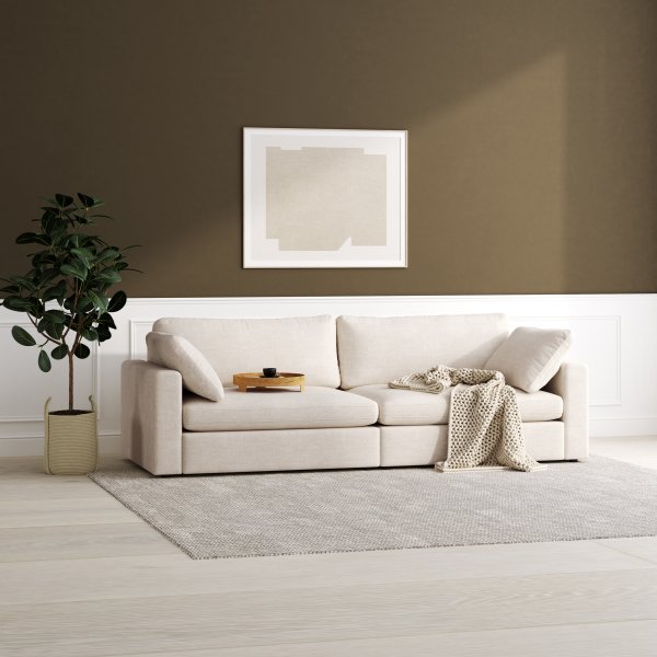Moby 4-istuttava sohva 266 cm - Beige sohva