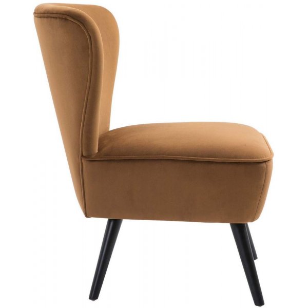 Moby-nojatuoli - Okrankeltainen/musta Moby-nojatuoli - Okrankeltainen/musta