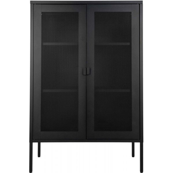 Melbournen esittelykaappi - musta Melbournen esittelykaappi - musta