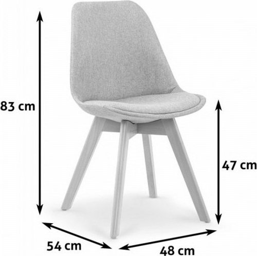 Merle ruokapöydän tuoli - tummansininen (kangas) Merle ruokapöydän tuoli - tummansininen (kangas)