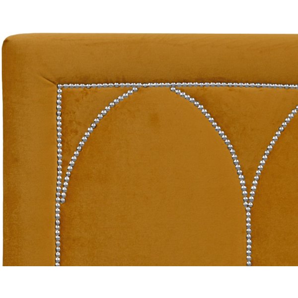 Dalarö-sängynpääty (Kultainen sametti) - Valinnainen leveys Dalarö-sängynpääty (Kultainen sametti) - Valinnainen leveys