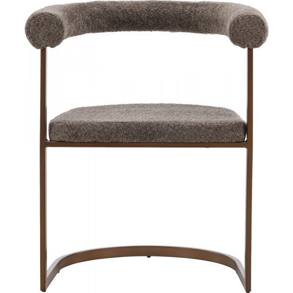 Aamuruokailutuoli - Ruskea boucle