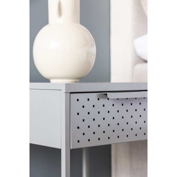 Sacramento yöpöytä - vaaleanharmaa Sacramento yöpöytä - vaaleanharmaa