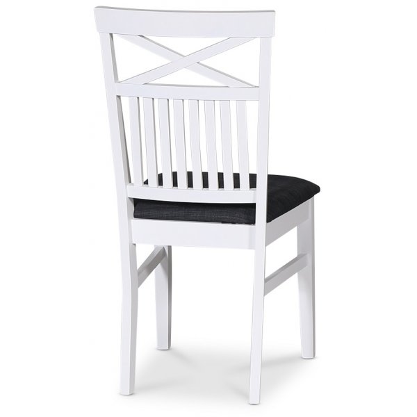 Tuoli ristiselknojalla, harmaa istuin - Skagen
