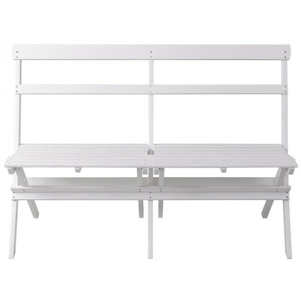 Knohult ulkosohva | puutarhapenkki - valkoinen + Huonekalujen tahranpoistoaine