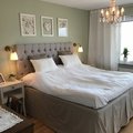Asiakaskuva Sam-sängynpääty (seinään kiinnitettävä) 180x70 cm - Beige (Kangas)