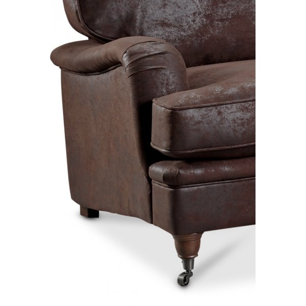 Howard Vintage - Nojatuoli nahkaa jljittelevll kankaalla