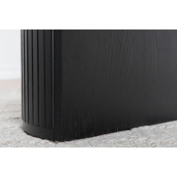 Ruokapöytä 200x90 cm mustaksi petsattu - Bianca Ruokapöytä 200x90 cm mustaksi petsattu - Bianca