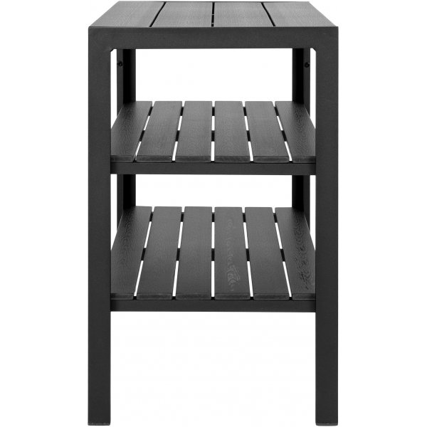 Taormina tarjoiluvaunu - musta