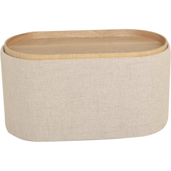 Maiko pouf soikea - beige Maiko pouf soikea - beige