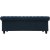 Herron tummansininen chesterfield sohva 3-istuttava + Huonekalujen hoitosarja tekstiileille