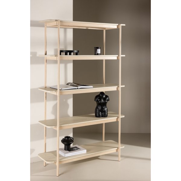 Heim hylly 190 cm - Whitewash Heim hylly 190 cm - Whitewash