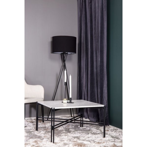 Sohvapöytä Basebox - Musta / Valkoinen Terrazzo Sohvapöytä Basebox - Musta / Valkoinen Terrazzo