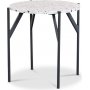 Terrazzo sivupyt 50 cm - Terrazzo Cosmos & musta AIR-metallirunko