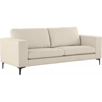Aspen 3-istuttava sohva - beige sametti + Huonekalujen tahranpoistoaine