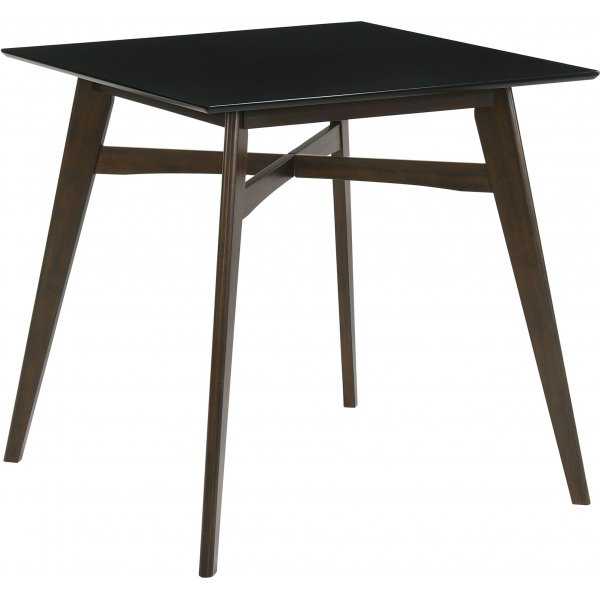 Ruokailuryhm Florence-baaripyt 90x90 ja 2 baarijakkaraa - Phkinpuu/musta