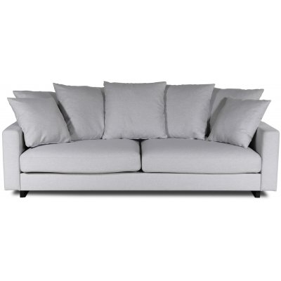 Kolmen ja puolen istuttava New Lexington -sohva 240 cm kirjekuorityynyill - offwhite pellava + Huonekalujen jalat