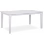 Mellby valkoinen jatkettava ruokapyt 180/225/270 cm