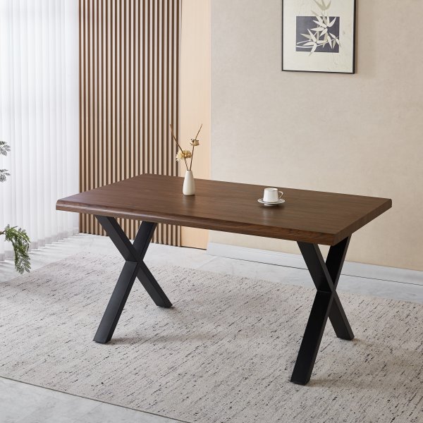 Agnes-ruokapöytä 150x90 cm - savustettu tammifolio Agnes-ruokapöytä 150x90 cm - savustettu tammifolio