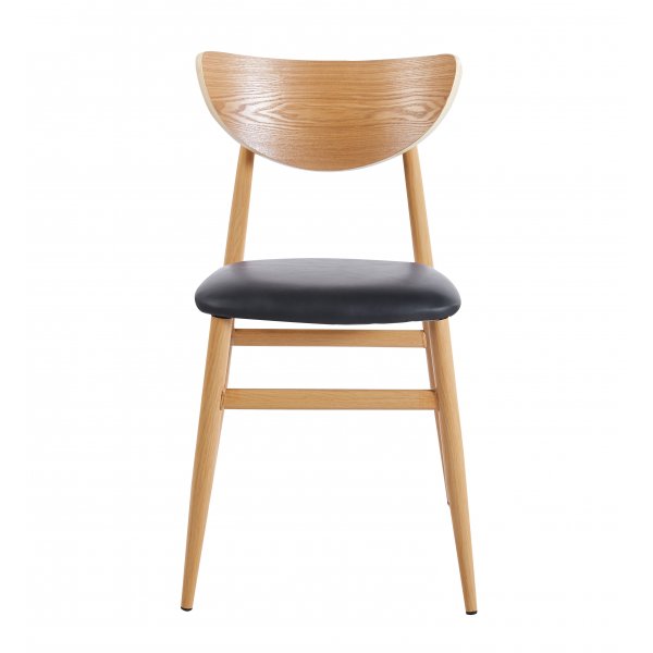 Ludvig-tuoli beigellä kankaalla ja tammella Ludvig-tuoli beigellä kankaalla ja tammella