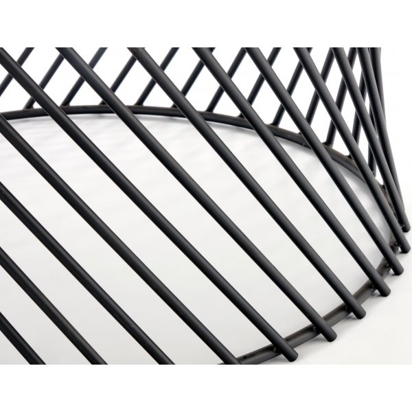 Kapitol sohvapöytä Ø80 cm - Harmaa marmori/musta Kapitol sohvapöytä Ø80 cm - Harmaa marmori/musta