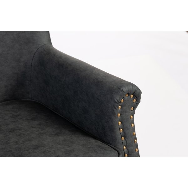 Nojatuoli antrasiitinväristä PU-muovia - Professori Nojatuoli antrasiitinväristä PU-muovia - Professori