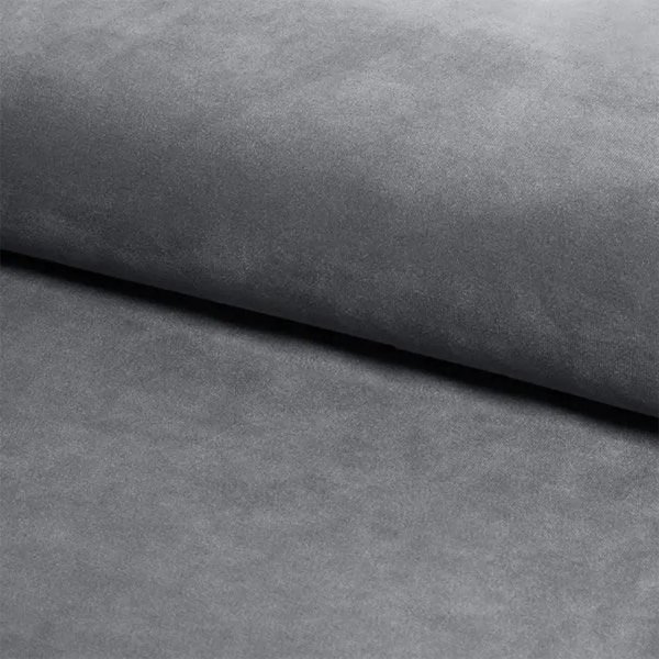 Renae 3-istuttava sohva harmaata samettia Renae 3-istuttava sohva harmaata samettia