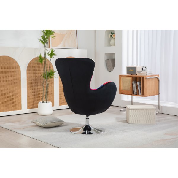 Lucille nojatuoli - Multi / kromi + Huonekalujen tekstiilien puhdistus