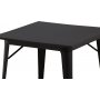 Tempe ruokapyt 80 x 80 cm - Musta