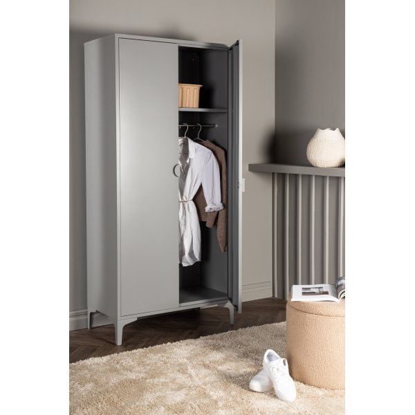 Alexander-vaatekaappi - vaaleanharmaa