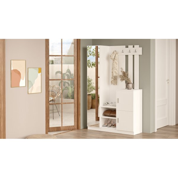 Roger aulakalusteet - Valkoinen Roger aulakalusteet - Valkoinen