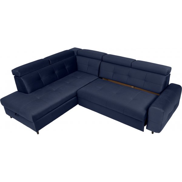 Matras kulmasohva, avoin pää vasen - Sininen Matras kulmasohva, avoin pää vasen - Sininen