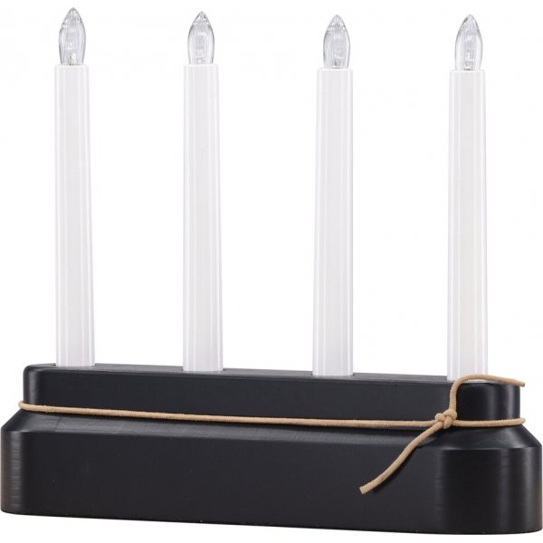 Näsfjället kynttilänjalka - musta/valkoinen Näsfjället kynttilänjalka - musta/valkoinen