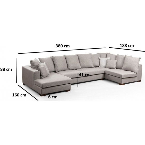 Colorado u-sohva - beige Colorado u-sohva - beige