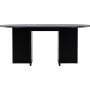 Strada ruokapyt 120-170 x 120 cm - Musta