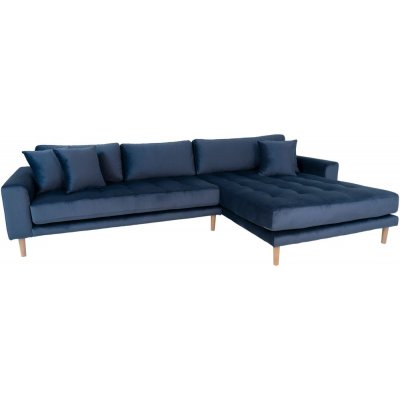 Lido divaani sohva oikea - Tummansininen sametti