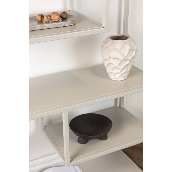 Teräskirjahylly - beige Teräskirjahylly - beige