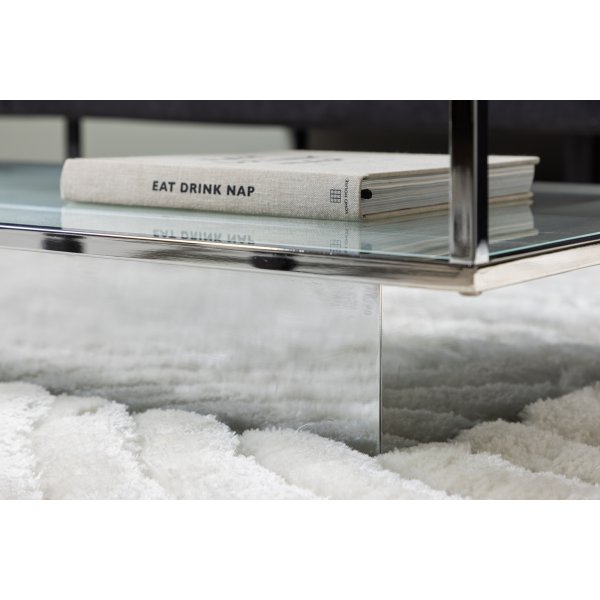 Maglehem sohvapöytä 130 x 60 cm - Hopea Maglehem sohvapöytä 130 x 60 cm - Hopea