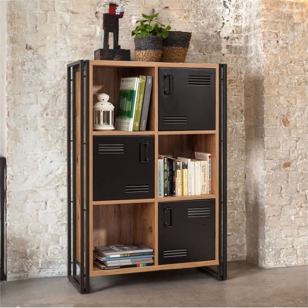 Cosmo Neva kirjahylly - mänty/musta Cosmo Neva kirjahylly - mänty/musta