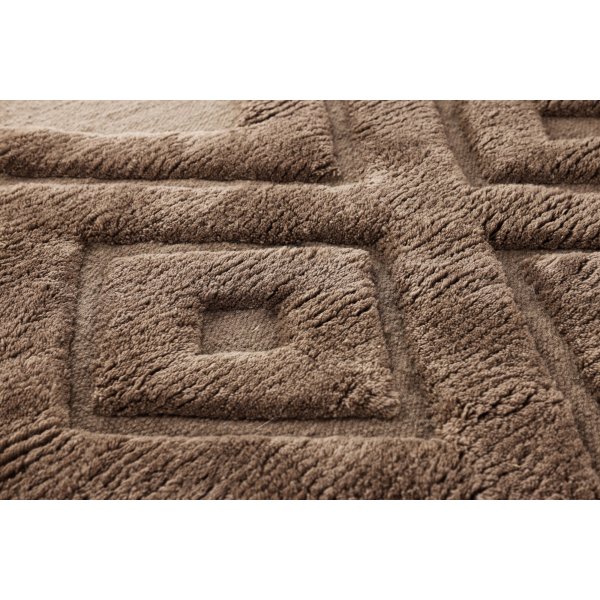 Dahlia-villamatto - Tummanruskea Dahlia-villamatto - Tummanruskea