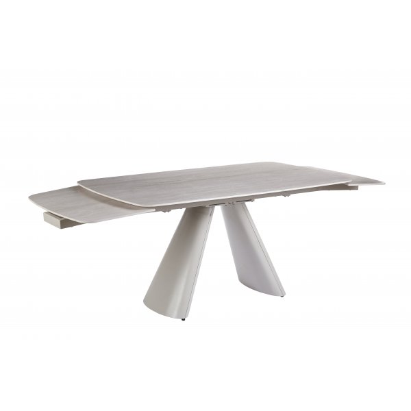 Saturnus-ruokapöytä, jatkettava 165-240 cm - Beige travertiini Saturnus-ruokapöytä, jatkettava 165-240 cm - Beige travertiini