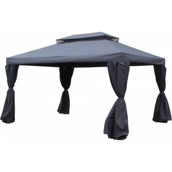 Oxford paviljonki 300x400 cm - harmaa