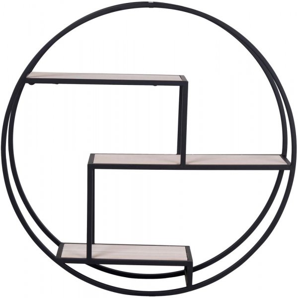 Pyre seinhylly - Musta/viilu