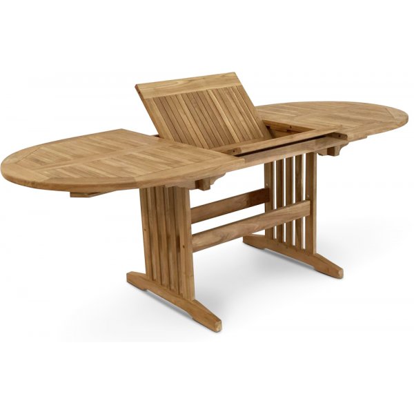 Saltö soikea teak ruokapöytä 150-210 cm perhonen - Tiikkipöytä Saltö soikea teak ruokapöytä 150-210 cm perhonen - Tiikkipöytä