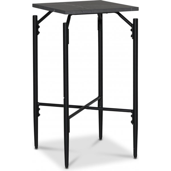 Wayne yöpöytä korkea 75 x 40 x 40 cm - Harmaa marmorifolio + Huonekalujen jalat Wayne yöpöytä korkea 75 x 40 x 40 cm - Harmaa marmorifolio + Huonekalujen jalat