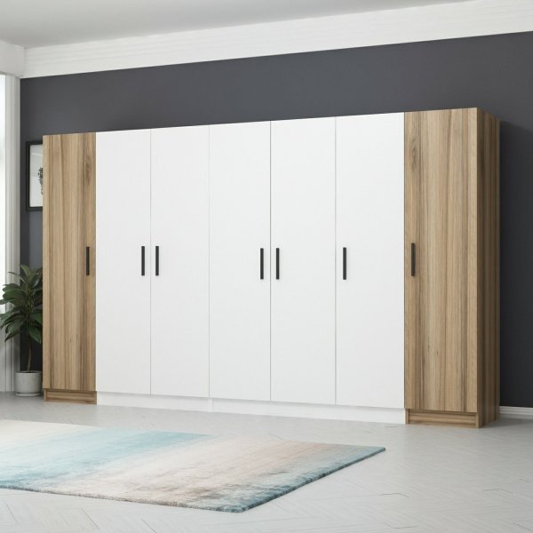 Rizada vaatekaappi - pähkinä Rizada vaatekaappi - pähkinä