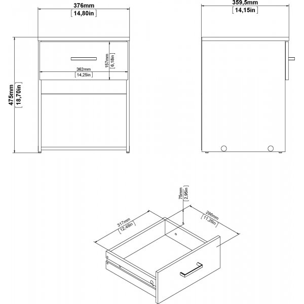Space ypyt - valkoinen